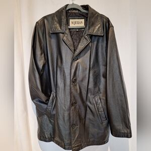 Black Leather Jacket for Men